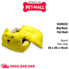 Nệm SONICE Big Bear Pet bed hình gấu size M - 35 x 45 x 14 cm | Màu vàng Petmall