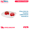  Khay chén ăn Ferplast LINDO Bowls Size S - Petmall 