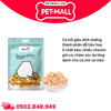 Combo 5 Gói 12G - Thức ăn đông khô cho chó mèo QQ Freeze-Dried Salmon - Cá hồi sấy khô hỗ trợ làm đẹp da lông dành cho cả chó và mèo Petmall