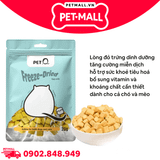 20G - Thức ăn đông khô cho chó mèo QQ Freeze-Dried Egg Yolk - Lòng đỏ trứng gà đông khô hỗ trợ hệ miễn dịch, làm đẹp lông Petmall