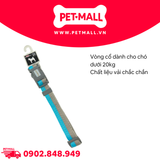 Vòng cổ DoggyMan Size 20kg - Sọc xanh xám Petmall