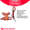 Set dây dắt + yếm SONICE Rope dog leash + harness size 20kg M1 - Đỏ Petmall