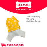 Áo dài tết SONICE T-Shirt - Gấm cát tường màu Vàng Petmall