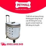 Vali vận chuyển du lịch cao cấp Elite Sliver Color Size 44x44x50cm - Màu bạc Petmall