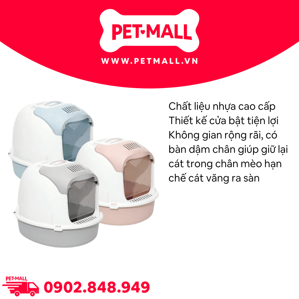 Nhà vệ sinh Elite SBY Cat Toilet Size 49.5x42.5x42cm