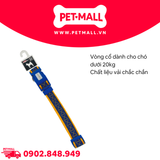 Vòng cổ DoggyMan Size 20kg - Sọc X vàng Petmall