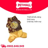 Áo dài tết SONICE T-Shirt - Gấm thêu Rồng màu Nâu Petmall