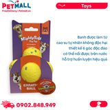Đồ chơi FOFOS Mighty Soft Chew Erratic Ball Dog Toys Size 8cm - Banh 6 góc siêu bền Petmall