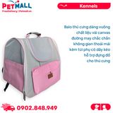 Balo du lịch SONICE Adventure Extra Size 38x35x25cm - Màu hồng, kèm túi phụ cao cấp Petmall
