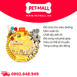 Đồ chơi FOFOS Cheese Spiral Cat Tunnel Toys Size 25cm - Đường hầm xoắn ốc Petmall