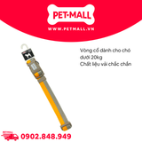 Vòng cổ DoggyMan Size 20kg - Sọc vàng xám Petmall