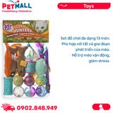 Đồ chơi Hartz Just Cats Super Hunters Cat Toys Variety Pack - 13 loại - Hỗ trợ mèo giảm căng thẳng Petmall