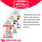 Combo Treats COHAL 26gr - 10 gói - Mix vị Thịt gà hấp, ức gà hấp, hải sản bổ sung protein cho thú cưng Petmall