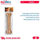 Xương gặm da bò KAMT Cowhide bone 25cm - 1 cây Petmall