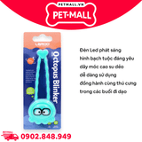 Phụ kiện FOFOS mặt dây LED trang trí vòng cổ cho thú chưng Laroo-LED Octopus pendant battery - Màu xanh dương Petmall