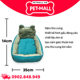 Nệm SONICE Big Bear Pet bed hình gấu size M - 35 x 45 x 14 cm | Màu xanh dương Petmall