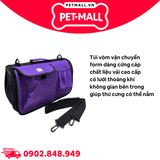 Túi vòm vận chuyển SONICE size S 40 x 19 x 25 cm - Có túi - Tím Petmall