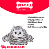 Đồ chơi FOFOS Swinging Owl Cat Toys Size 11x8cm - Thú bông hình chim cú kèm cáp sạc