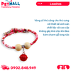 Vòng cổ SONICE Sakura Koi Red Color - Màu đỏ Petmall