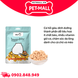 Combo 5 Gói 12G - Thức ăn đông khô cho chó mèo QQ Freeze-Dried Salmon - Cá hồi sấy khô hỗ trợ làm đẹp da lông dành cho cả chó và mèo Petmall