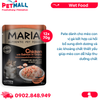 Hộp 12 Gói 70G - Pate mèo MARIA Chicken with Salmon in Gravy Kitten - Vị Thịt gà và Cá hồi, dành cho mèo con Petmall