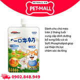 Sữa dinh dưỡng Doggyman 200ml - Cải thiện da lông, tăng cường đề kháng Petmall