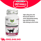 Viên uống hỗ trợ Bàng Quang VETRI SCIENCE Bladder Strength Chewable Tablets 90 viên - Kiểm soát chứng tiểu không tự chủ, tiểu són ở Chó Petmall