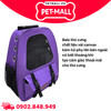 Balo thú cưng Wallet Pet Cute size 33 x 17 x 43 cm - Tím Petmall