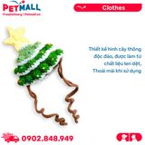Nón len giáng sinh SONICE X-mas Hat - Hình cây thông Petmall