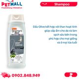 Sữa tắm Hartz Groomer's Best Professionals Deep Cleanse with Olive Oil & Fresh Water Lily Scent Dog Shampoo 532ml - Làm sạch sâu Petmall