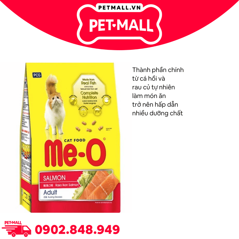 5.5KG - Thức ăn mèo ME-O Salmon Petmall