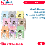 Cát vệ sinh mèo KitCat Soya Clump Cat Litter 21L - Làm từ đậu nành tofu Petmall