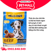 Combo 5 Gói 400G - Thức ăn chó HelloDog Adult Beef Flavor Petmall