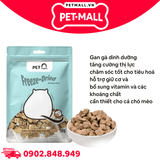 Combo 5 Gói 18G - Thức ăn đông khô cho chó mèo QQ Freeze-Dried Chicken Liver - Gan gà đông khô hỗ trợ thị lực, tăng sức đề kháng dành cho cả chó và mèo Petmall