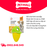 Đồ chơi FOFOS Veggie Bites Squeaky Corn Dog Toys Size 11x7cm - Hình trái bắp, hỗ trợ nhai gặm giảm stress Petmall