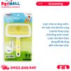 Lược chải lông Slicker DoggyMan HoneySmile size M - Răng mềm, tặng kèm lược Grooming Petmall