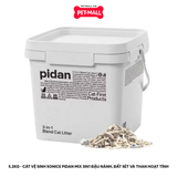 5.2KG - Cát vệ sinh Sonice PIDAN mix 3in1 đậu nành, đất sét và than hoạt tính Petmall