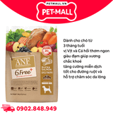 1.6KG - Thức ăn chó ANF 6Free Plus Dog Duck & Salmon - Thịt Vịt và Cá Hồi Petmall
