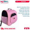 Balo du lịch SONICE Adventure Size 38x35x25cm - Màu hồng, kèm túi phụ cao cấp Petmall