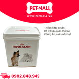 Thùng đựng thức ăn Royal Canin 4kg - Size 23x35cm- Hình chó Petmall