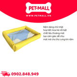 Nệm SONICE Yellow Plain Pet Bed - Size M 52 x 43 x 7cm Petmall