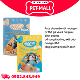 Combo 48 Gói 70G - Pate mèo Moochie Tuna & Chicken, Mince with Salmon - Mix vị Petmall