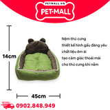 Nệm SONICE Big Bear Pet bed hình gấu size L - 45 x 55 x 14 cm | Màu xanh bơ Petmall