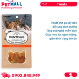 Treats CattyMan Soft Mini Chips for Cat 30g - Sợi gà sấy dẻo, bổ sung dinh dưỡng cho mèo Petmall