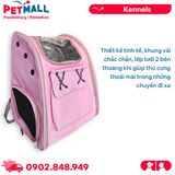 Balo vận chuyển du lịch thú cưng Sonice sọc X - size 32x26x40cm Petmall