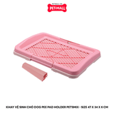Khay vệ sinh chó Dog Pee Pad Holder Petsmix - size 47 x 34 x 6 cm Petmall