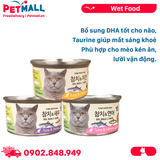 Combo Pate Mèo MeoWow Tuna & Chicken, Salmon, Shrimp 80g - 48 lon Petmall