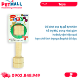 Đồ chơi tạ gỗ DoggyMan Size S Petmall