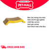 Bàn cào móng CattyMan cho mèo hình M 43 x 22 x 10 cm - Tặng kèm gói catnip Petmall