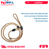 Dây dắt Elite Non Stop Walking Pet Leash 150cm - Màu Nâu, hỗ trợ huấn luyện Petmall